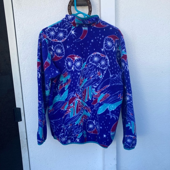 Rare Women's Patagonia Owl Synchilla Pullover Jacket (Large) - Picture 3 of 4